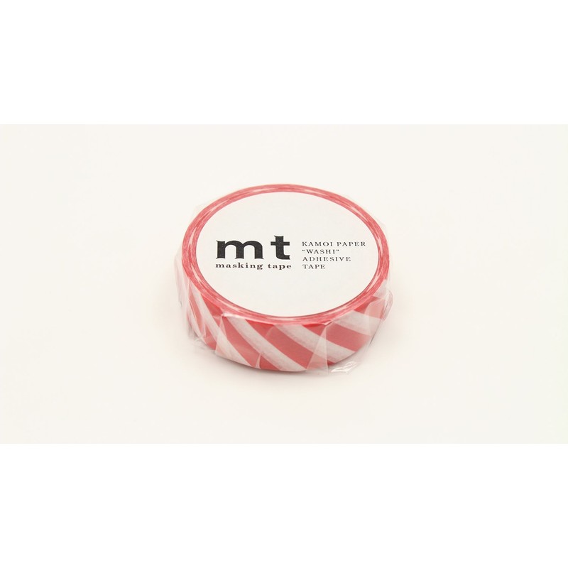 mt Masking Tape 1P "Stripe Red" Washi Masking Tape -