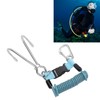 Spring Coiled Diving Hook Stainless Steel Double End Snap Clip