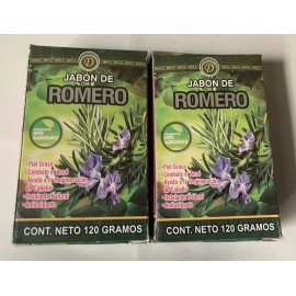 Dina ROSEMARY SOAP/JABON DE ROMERO "Cabello Graso, Oily Skin" 100% Organico(2 Pack)