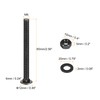 sourcing map M6x65mm Square Neck Carriage Bolts with Nuts &