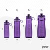 Pogo BPA-Free Plastic Water Bottle with Chug Lid, Purple, 32