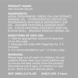 KUNLEN Deoxyribose Sugar Gel Hair Growth, Deoxy Ribose Sugar Hair Growth, Deoxyribose Hair Growth Serum