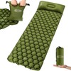 ACTIVE FOREVER Inflatable Camping Mat, Ultralight Sleeping Mat with Pillow