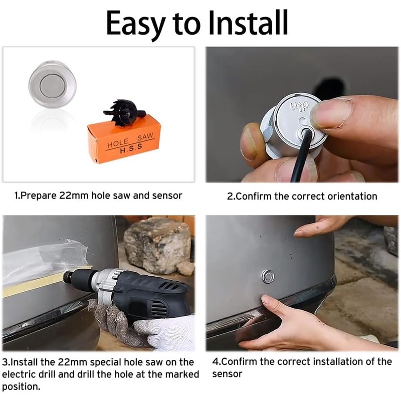 Car Reverse Backup Sensor – Universal Parking Sensors for Car