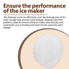 W11023835 Ice Maker Reservoir Drain Cap Compatible with Whirlpool Jenn-Air
