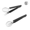 K-Pro Tweezer with Magnifying Glass Stainless-Steel