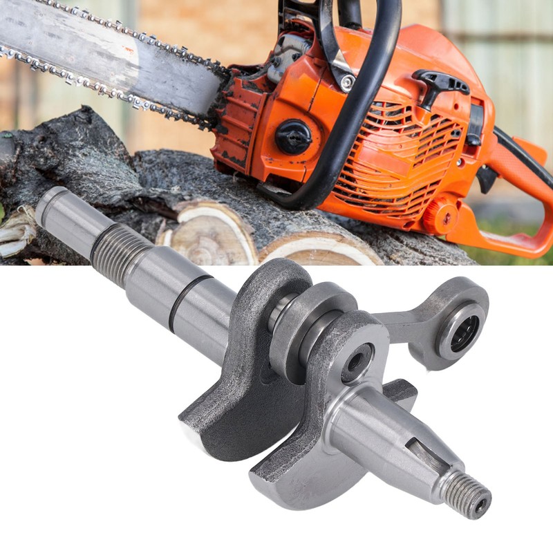 Electric Chainsaw Crankshaft Alloy Steel 8mm Pin Replacement Crankshaft Assembly