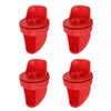 4 Sets DIY Chicken Feeder Rain Proof Poultry Feeder Port