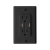 RV Designer S860, AC Dual Outlet with Cover & 2