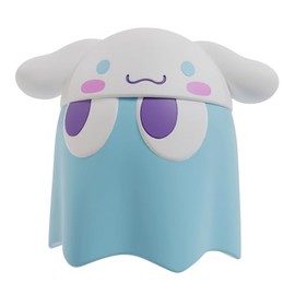 Chibi Correct Figure, Pac-Man x Sanrio Characters Deluxe Ghost Cinnamoroll, Original Color Version, Approx. 3.9 inches (100 mm), PVC Pre-painted Complete Figure