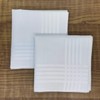 OZ ROYAL Men's Handkerchief, White, Ceremonial Occasions, Formal, Large, 100%