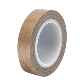 MOUMOUTEN 2 Rolls 55mm x 10m Brown High Temperature PTFE Tape Insulation Fabric Heat Insulation Vinyl Thermosublimation Press Tape for Vacuum Sealer Machine