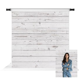 Kate 8x8ft White Wood Wall Shiplap Backdrop Retro Wood Portrait Photo Fabric Background Studio Props