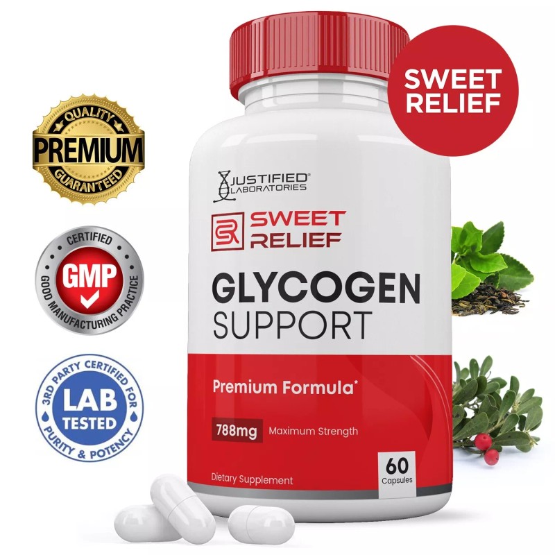 Justified Laboratories Sweet Relief Glycogen Pills Premium Formula 788MG 1