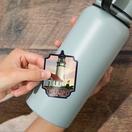 Die Cut Sticker Cape Blanco Lighthouse, Oregon, Oregon Coast, Vinyl Sticker, (Waterproof Decal for Cars, Water Bottles, Laptops, Coolers), Large