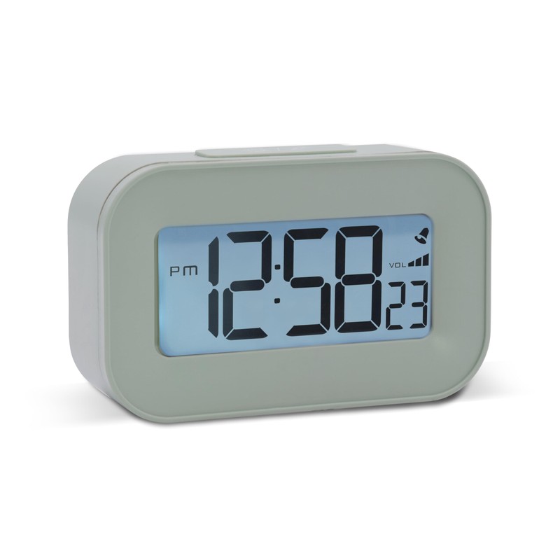 Acctim Kyle Digital Alarm Clock, LCD Digital Display with White