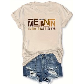 Black History Graphic tees for Men and Women, Magic Fashion Afro American Natural Hair Vintage Melanin T-Shirts