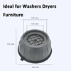 4Pcs Anti Vibration Pads for Washing Machine, Washer Vibration Dampening