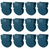BOXOB 24pcs Cubicle Pins, Plastic Cubicle Clips for Fabric Walls