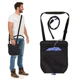 Urine Drainage Bag Holder Adjustable Catheter Bag Cover with Zipper Foley Catheter Tube Cover Waterproof Catheter Bag Holder Easy Acess and Drainage Urinary Drainage Bag Holder Securely and Discreet