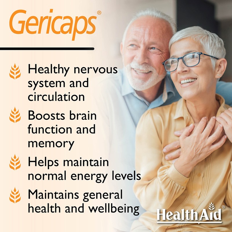 HealthAid Gericaps - 100 Capsules