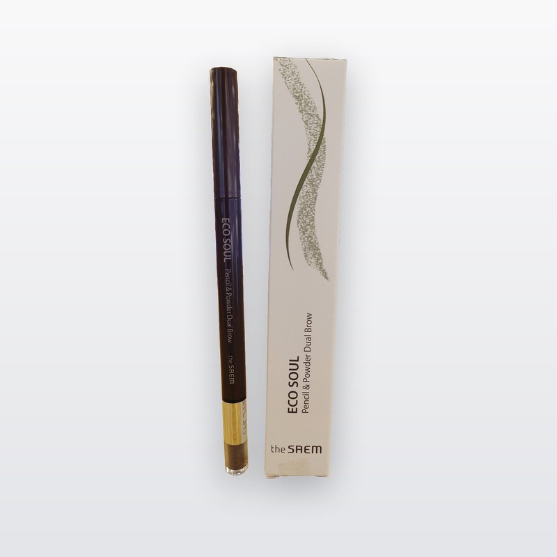 The Saem Eco Soul Pencil and Powder Dual Brow 0.3g+