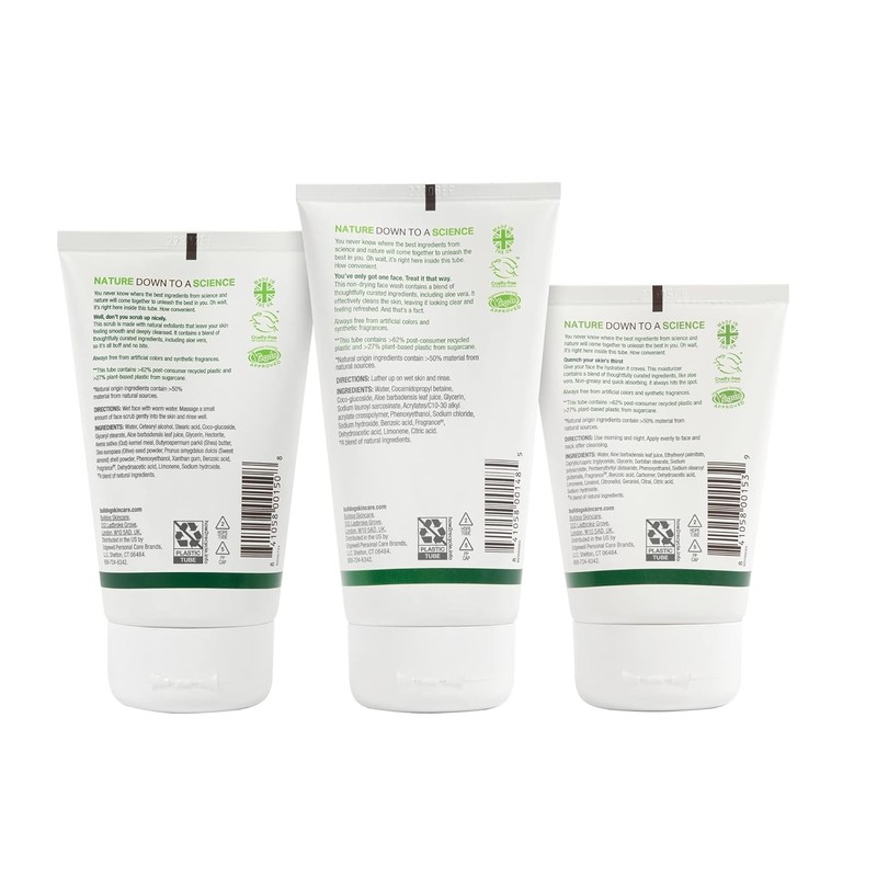 Bulldog Men's Skincare Grooming Original Full Face Kit with Moisturizer