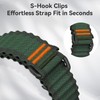 Nylon Quickfit 22mm Watch Band for Garmin Fenix 8 47mm/Fenix