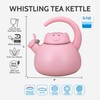 Whistling Tea Kettle for Stove Top Enamel on Steel Teakettle,