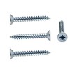 Merriway BH05906 (200 Pcs) Countersunk Twinthread Multi-Purpose Cross Head Pozi
