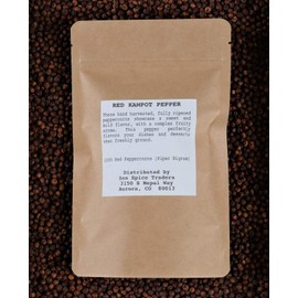 Organic Kampot Red Peppercorns | Zen Spice Traders - Rare Cambodian Peppercorns | 4 ounces