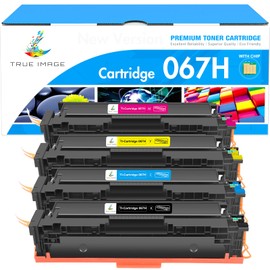 067 067H Toner Cartridge Set MF656Cdw MF654Cdw Compatible for Canon 067H 067 Color ImageCLASS LBP632CDW MF653Cdw LBP633CDW MF651CW LBP631CW Printer High Yield Ink (4 Pack)