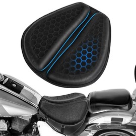 Accesorios Para Motocicleta,Cojín de asiento de motocicleta 3D,Cojín inflable para asiento de viaje,para Aliviar la Presión, Absorción de Impactos, Transpirable, Tejidos de Licra