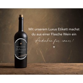 JoliCoon Bottle Label Godfather Ask – Willst du mein Patenonkel werden – 8.5 x 12 cm