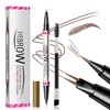 Waterproof Microblading Eyebrow Pen, Dual-End Design with 2-Prong Micro-Fork Tip