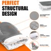 Silicone Oven Mitts, Heat Resistant 2PCS Oven Mitts with Soft