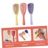 Healeved Hair Brush Paddle Pcs Set Wet Dry Combs for