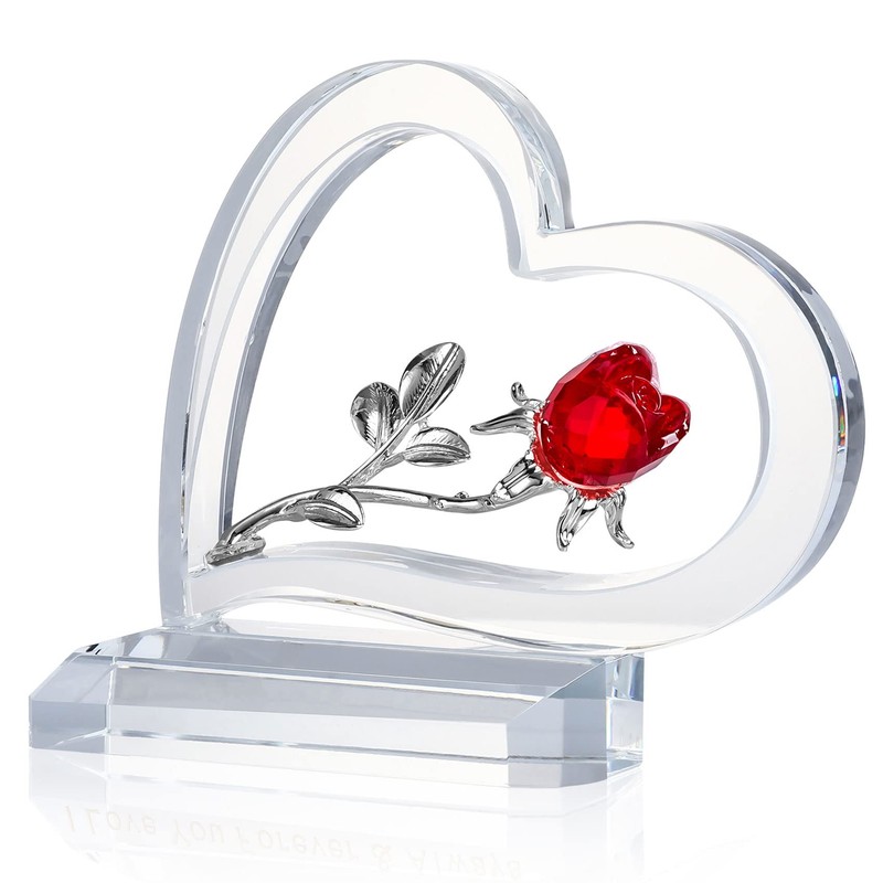 Birthday Gift, Mother, Wife, Girlfriend, Popular [Genuine] K9 Crystal, Heart-shaped