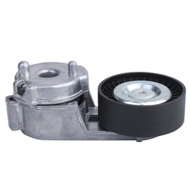 BRTEC 38163 Belt Tensioner Assembly With Pulley Compatible for Jeep Grand Cherokee 1999-2004, for Jeep Wrangler 2000 2001 2002 2003 2004 2005 2006, for Jeep TJ 2000-2006 (For 4.0L L6) 88997002