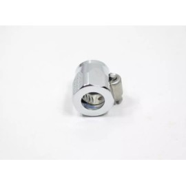 Fragola 280106 Fragola -6 AN E-Z Clamp Hose End .625" Inside Diameter Aluminum Chrome