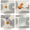 TTQYFNM 60x60inches Boho Mid Century Square Tablecloth Minimalist Abstract Arch