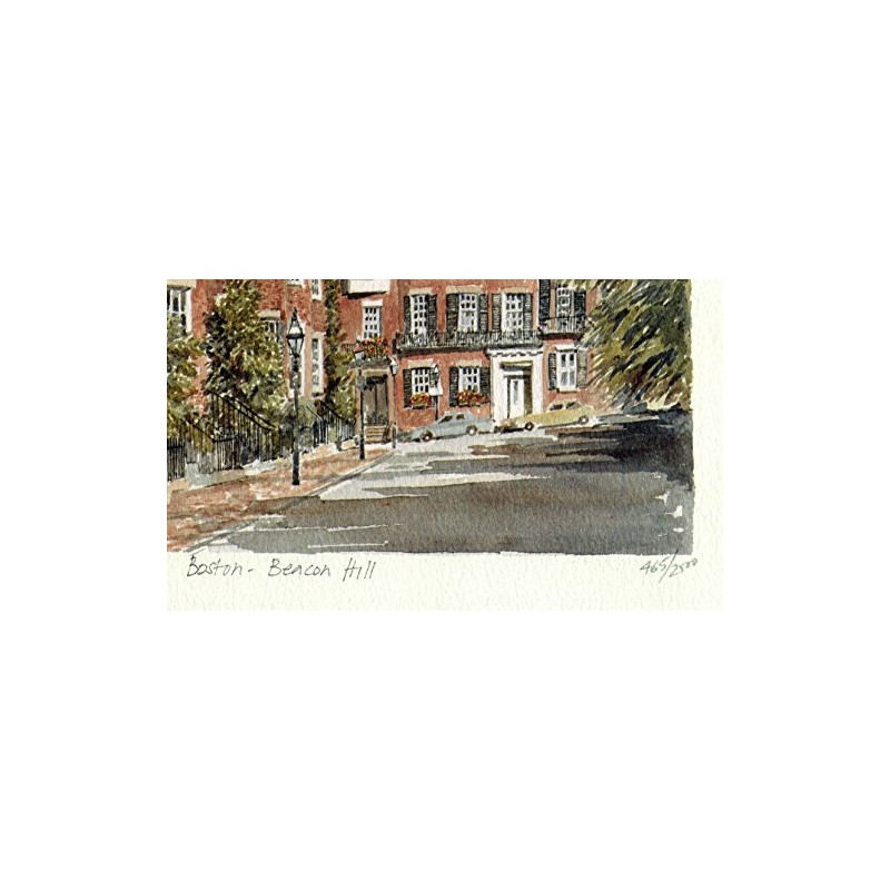GDF Galleries Beacon Hill in Boston Limited Edition Print by
