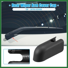 Motoforti Rear Windshield Wiper Arm Nut Cover Cap Fit for Nissan Kicks Juke - Pack of 1 Black Long-Lasting