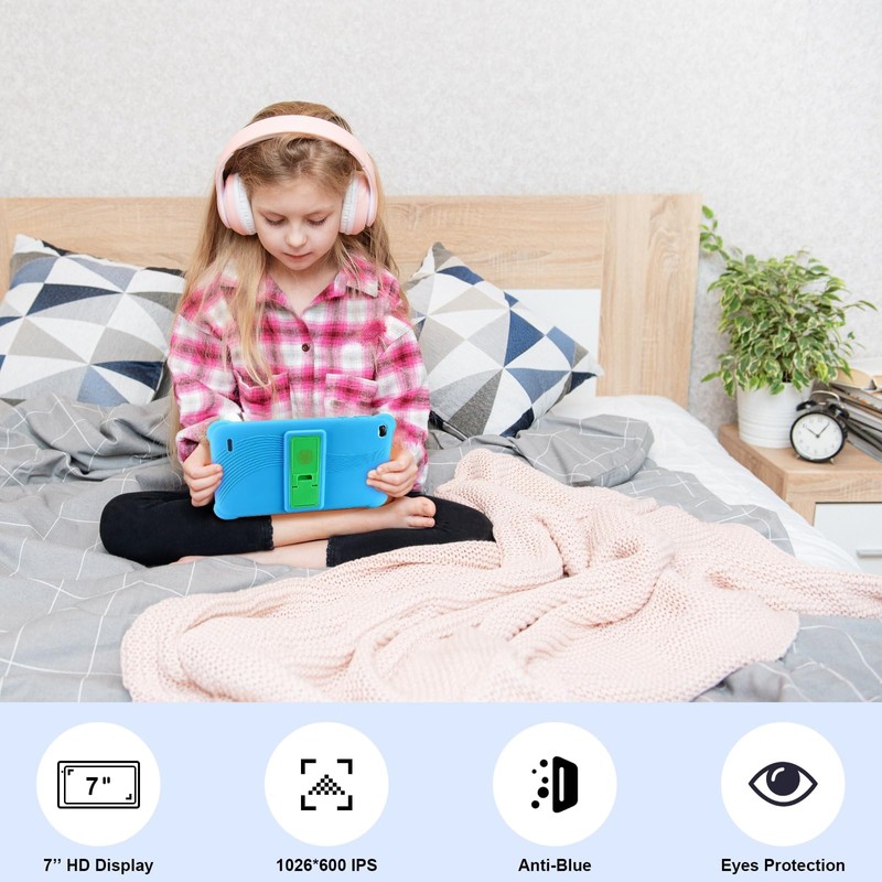qunyiCO 7 inch Kids Tablet, Tablet for Kids with 32GB,