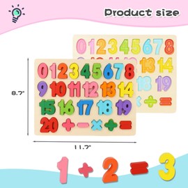 Numbers Children's Puzzles, Number Puzzles Games, Wooden Numbers Puzzles, Colourful Numbers Puzzle, Puzzle Numbers Learning, Puzzle with Numbers, Children's Wooden Puzzles Games, for Girls and Boys