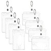 Smivyhp Pack of 8 Card Holder ID Transparent Card Case