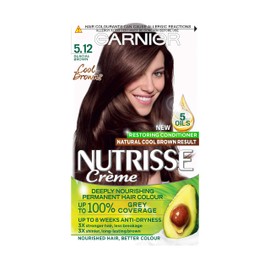 Garnier Nutrisse Permanent Hair Dye 5.12 Glacial Brown Permanent Hair Dye