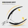BEZOX Hand Forged Cuticle Nippers Exclusive for Nail Salons Stainless