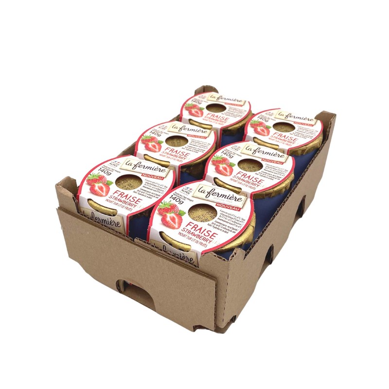 La Fermiere Strawberry Yogurt 140g x 6