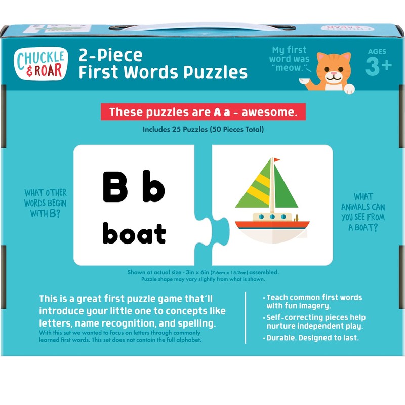 Chuckle & Roar - Matching First Words Puzzle - Big
